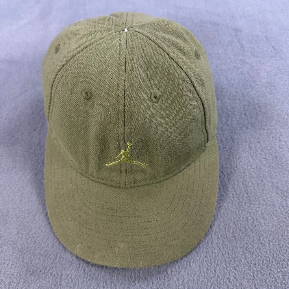 Nike Jordan Jumpman Youth Baseball Cap Olive Green Strapback Hat 1922-E5B‎ 317